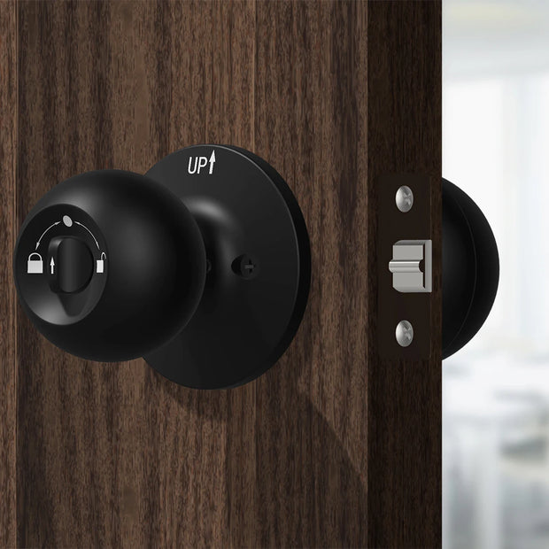 Smart Door Knob - Fingerprint Door Knob - Rechargeable Keyless Entry - TUYA App Control for Home Indoor