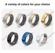 NEW Smart Ring Military Grade Titanium Steel - Smart Rings for Women Men - Health Monitoring - IP68 & 3ATM Waterproof Multi-sport Mode