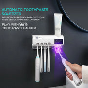 RYRA Automatic Toothbrush Sterilizer - UV Toothbrush Holder - Toothpaste Squeezer - Smart Toothpaste Dispenser Bathroom Accessories