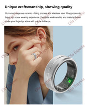 NEW Smart Ring Military Grade Titanium Steel - Smart Rings for Women Men - Health Monitoring - IP68 & 3ATM Waterproof Multi-sport Mode