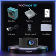 YT200 Smart Projector - LED HD TV Video Projetor - 1500 Lumens - Android - Home Cinema - Outdoor Portable Projector