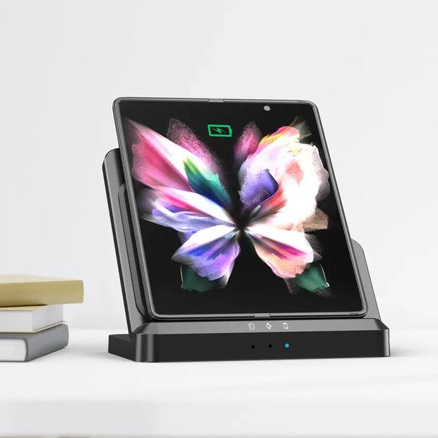 100W 3 in 1 Wireless Charger Stand For Samsung Fold 4 3 S22 Ultra Galaxy Watch 5 4 3 Active 2/1 Buds Fast Charging Dock Station