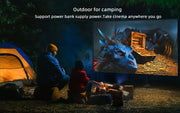 YT200 Smart Projector - LED HD TV Video Projetor - 1500 Lumens - Android - Home Cinema - Outdoor Portable Projector